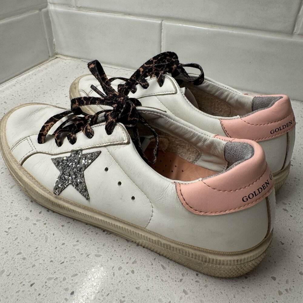Golden Goose Superstar Sneakers – Glitter Star, Pink, 36